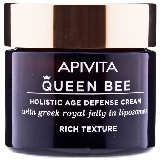 Apivita Queen Bee Holistic Age Defence Day Cream With Greek Royal Jelly in Liposomes Rich 50ml Apivita Queen Bee Holistic Age Defence Day Cream With Greek Royal Jelly in Liposomes Rich 50ml