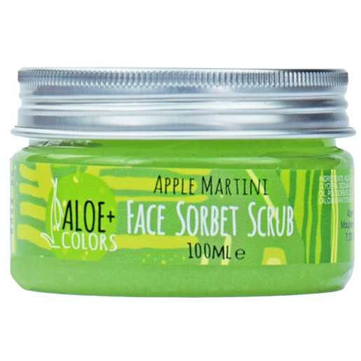 Aloe+ Colors Apple Martini Face Sorbet Scrub 100ml