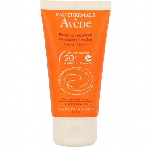 Avene Creme Spf20 Μέτρια Αντηλιακή Προστασία του Ευαίσθητου - Ξηρού Δέρματος του Προσώπου 50ml Avene Creme Spf20 Μέτρια Αντηλιακή Προστασία του Ευαίσθητου - Ξηρού Δέρματος του Προσώπου 50ml