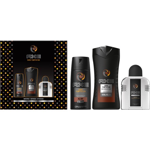 Axe Πακέτο Προσφοράς Dark Temptation Spray 150ml,Bodywash 250ml & After Shave 100ml Axe Πακέτο Προσφοράς Dark Temptation Spray 150ml,Bodywash 250ml & After Shave 100ml