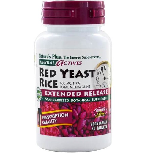 Natures Plus Extended Red Yeast Rice 600 Mg Συμπλήρωμα Διατροφής για την Προστασία του Καρδιαγγειακού Συστήματος 30 Mini tabs Natures Plus Extended Red Yeast Rice 600 Mg Συμπλήρωμα Διατροφής για την Προστασία του Καρδιαγγειακού Συστήματος 30 Mini tabs