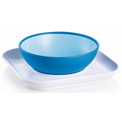 Mam Baby\'s Bowl & Plate Μπωλ & Πιατάκι με Αντιολισθητική Βάση, Κωδ 528 από 6+ Μηνών 1 Τεμάχιο Mam Baby\'s Bowl & Plate Μπωλ & Πιατάκι με Αντιολισθητική Βάση, Κωδ 528 από 6+ Μηνών 1 Τεμάχιο