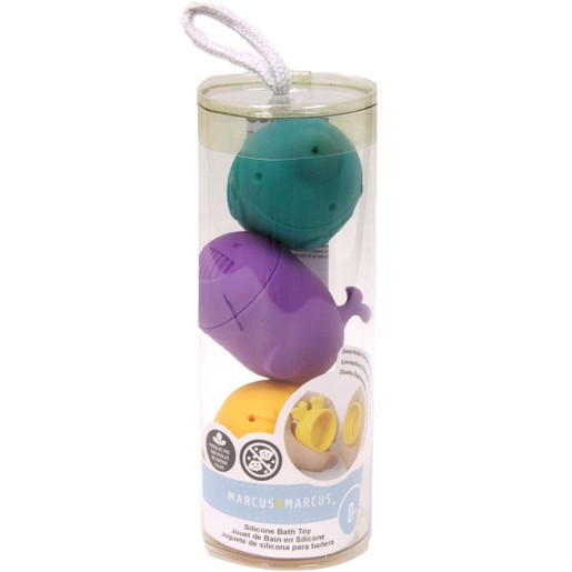 Marcus & Marcus Bath Toys Silicone Bath Toy 0+ Παιχνίδι Μπάνιου 3 Τεμάχια Marcus & Marcus Bath Toys Silicone Bath Toy 0+ Παιχνίδι Μπάνιου 3 Τεμάχια