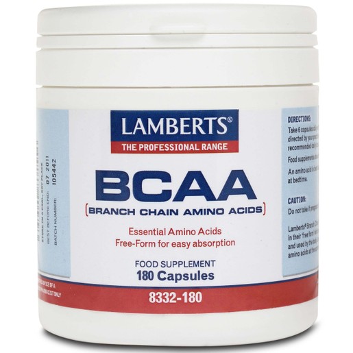 Lamberts BCAA (Branch Chain Amino Acids) 180 caps Lamberts BCAA (Branch Chain Amino Acids) 180 caps