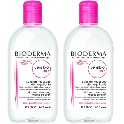 Bioderma Sensibio H2O Ήπιο Διάλυμα Καθαρισμού και Ντεμακιγιάζ για Ευαίσθητες Επιδερμίδες 1+1 2x500ml -50% στο 2o Προϊόν Bioderma Sensibio H2O Ήπιο Διάλυμα Καθαρισμού και Ντεμακιγιάζ για Ευαίσθητες Επιδερμίδες 1+1 2x500ml -50% στο 2o Προϊόν