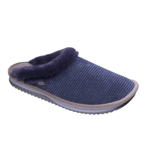Scholl Shoes Brienne Fluffy Navy Blue Γυναικείες Ανατομικές Παντόφλες σε Μπλε Χρώμα 1 Ζευγάρι Scholl Shoes Brienne Fluffy Navy Blue Γυναικείες Ανατομικές Παντόφλες σε Μπλε Χρώμα 1 Ζευγάρι