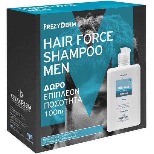 Frezyderm Hair Force Shampoo Men 200ml & Δώρο Eπιπλέον Ποσότητα 100ml Frezyderm Hair Force Shampoo Men 200ml & Δώρο Eπιπλέον Ποσότητα 100ml