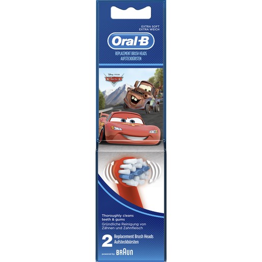 Oral-b Stages Power Cars Ανταλλακτικές Κεφαλές 2 τεμάχια Oral-b Stages Power Cars Ανταλλακτικές Κεφαλές 2 τεμάχια
