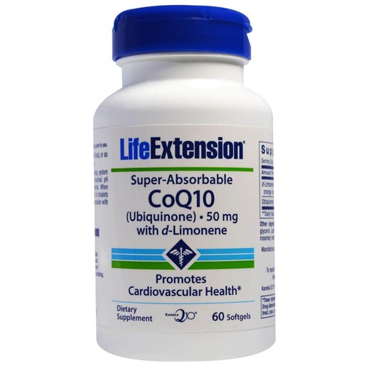 Life Extension Super-Absorbable CoQ1 With D-Limonene Συμπλήρωμα με Αντιοξειδωτική Δράση Συμβάλλει στη Υγεία της Καρδιάς 60s.gels Life Extension Super-Absorbable CoQ1 With D-Limonene Συμπλήρωμα με Αντιοξειδωτική Δράση Συμβάλλει στη Υγεία της Καρδιάς 60s.gels