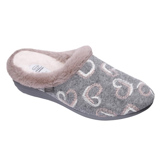Scholl Shoes Creamy Grey Multi Γυναικείες Ανατομικές Παντόφλες σε Γκρι Χρώμα με Σχέδια 1 Ζευγάρι Scholl Shoes Creamy Grey Multi Γυναικείες Ανατομικές Παντόφλες σε Γκρι Χρώμα με Σχέδια 1 Ζευγάρι