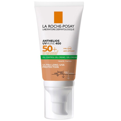La Roche-Posay Anthelios UVmune 400 Oil-Control Tinted Face Gel-Cream Spf50+, 50ml