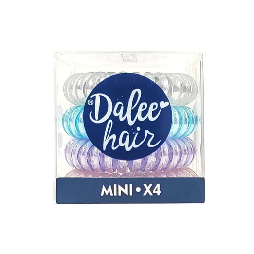 Medisei Dalee Hair Spiral Mini Σπιράλ Λαστιχάκια Μαλλιών 4 Τεμάχια