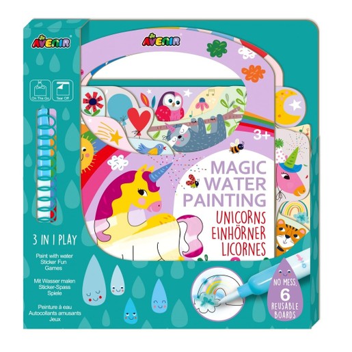 Avenir Scratch Magic Water Painting Unicorns 3+ Years Κωδ 60817, 1 Τεμάχιο Avenir Scratch Magic Water Painting Unicorns 3+ Years Κωδ 60817, 1 Τεμάχιο