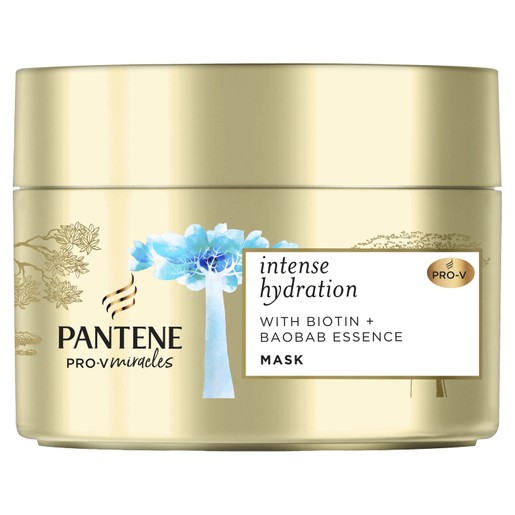Pantene Pro-V Miracles Intense Hydration Hair Mask with Biotin & Baobab Essence 160ml