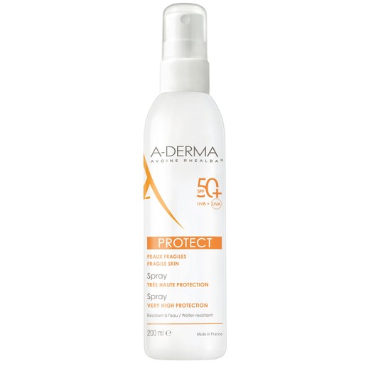 A-Derma Protect Spray Spf50+ for Face & Body 200ml