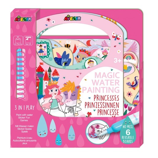 Avenir Scratch Magic Water Painting Prinsesses 3+ Years Κωδ 60816, 1 Τεμάχιο