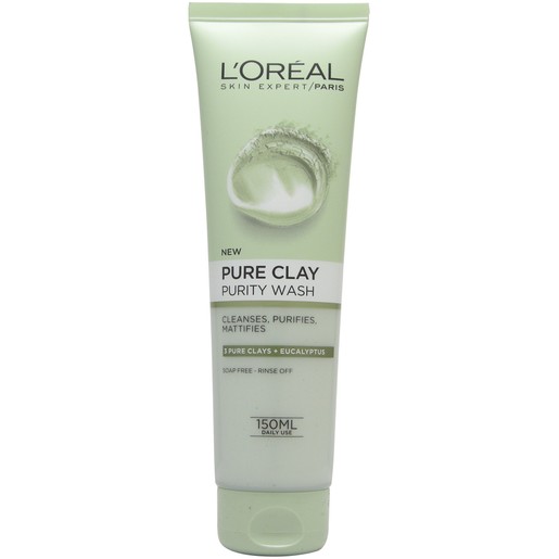 L\'oreal Paris Pure Clay Purity Wash 150ml L\'oreal Paris Pure Clay Purity Wash 150ml