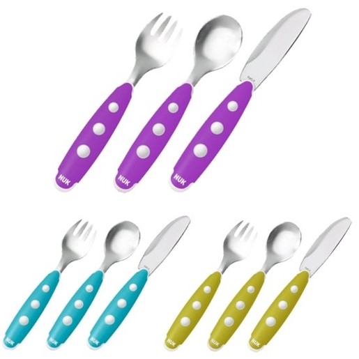 Nuk Easy Learning Εκπαιδευτικό Σετ 1 Κουτάλι, 1 Πιρούνι & 1 Μαχαίρι 18m+ Maxi Nuk Easy Learning Εκπαιδευτικό Σετ 1 Κουτάλι, 1 Πιρούνι & 1 Μαχαίρι 18m+ Maxi