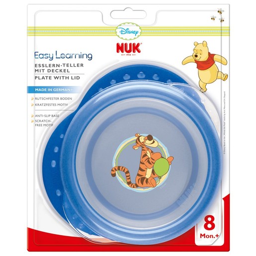 Nuk Easy Learning Disney Winnie the Pooh Πιάτο Φαγητού με Καπάκι 8m+ 1τμχ Nuk Easy Learning Disney Winnie the Pooh Πιάτο Φαγητού με Καπάκι 8m+ 1τμχ
