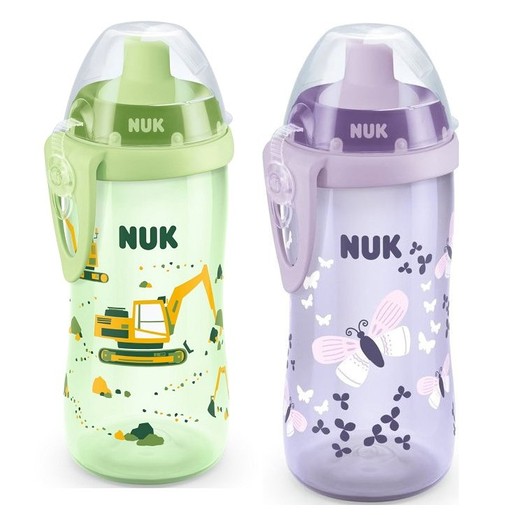 Nuk Flexi Cup Παγουράκι Πολυπροπυλενίου με Μαλακό Καλαμάκι Σιλικόνης 24m+ 300ml Nuk Flexi Cup Παγουράκι Πολυπροπυλενίου με Μαλακό Καλαμάκι Σιλικόνης 24m+ 300ml