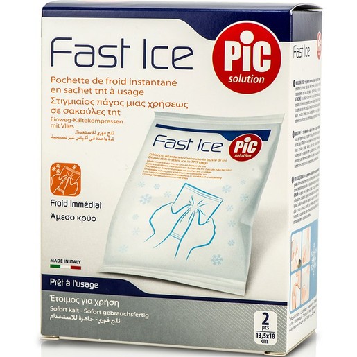 Pic Solution Fast Ice Comfort 13.5x18cm Στιγμιαίος Πάγος μιας Χρήσεως σε Σακουλάκια tnt 2 Τεμάχια Pic Solution Fast Ice Comfort 13.5x18cm Στιγμιαίος Πάγος μιας Χρήσεως σε Σακουλάκια tnt 2 Τεμάχια