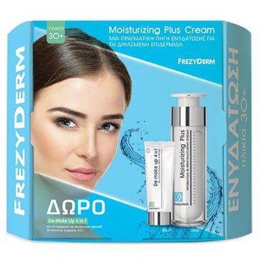 Frezyderm Set Moisturizing Plus Cream 30+, 50ml & Δώρο De-Make Up 4 in 1, 80ml Frezyderm Set Moisturizing Plus Cream 30+, 50ml & Δώρο De-Make Up 4 in 1, 80ml