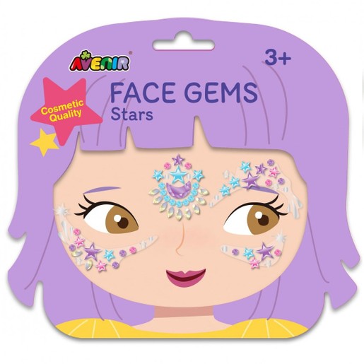 Avenir Face Gems Stars 3+ Years 1 Τεμάχιο