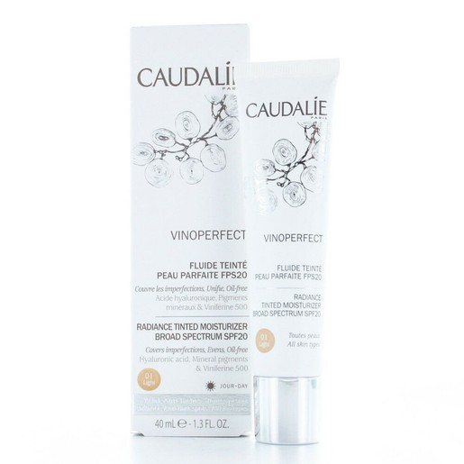 Caudalie Vinoperfect Radiance Tinted Moisturizer Broad Spectrum Spf20, 40ml Caudalie Vinoperfect Radiance Tinted Moisturizer Broad Spectrum Spf20, 40ml