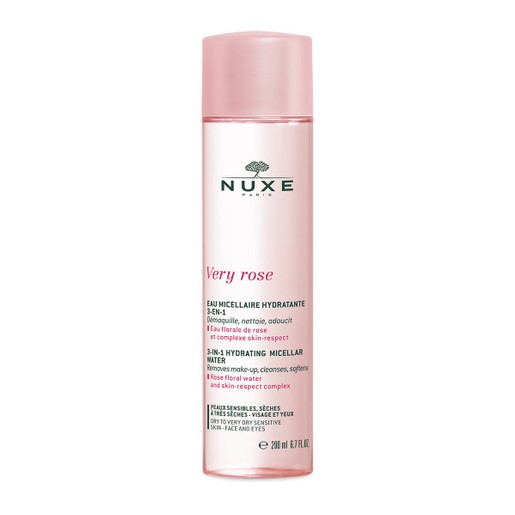 Nuxe Very Rose Soothing Micellar Water 3 in 1 Απαλό Νερό Καθαρισμού & Ντεμακιγιάζ με Ροδόνερο 200ml Nuxe Very Rose Soothing Micellar Water 3 in 1 Απαλό Νερό Καθαρισμού & Ντεμακιγιάζ με Ροδόνερο 200ml