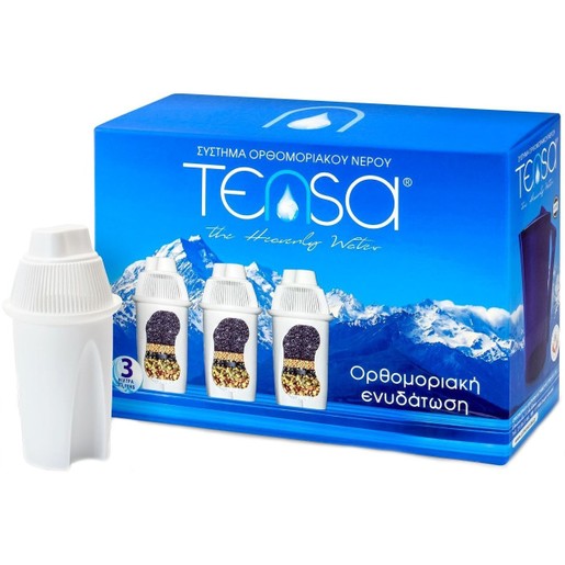 Tensa Filters Ανταλλακτικά Φίλτρα Νερού Με 4 Στάδια Καθαρισμού & Εμπλουτισμού 3τμχ