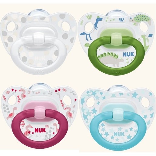Nuk Classic Happy Days Πιπίλα Σιλικόνης Nuk Classic Happy Days Πιπίλα Σιλικόνης