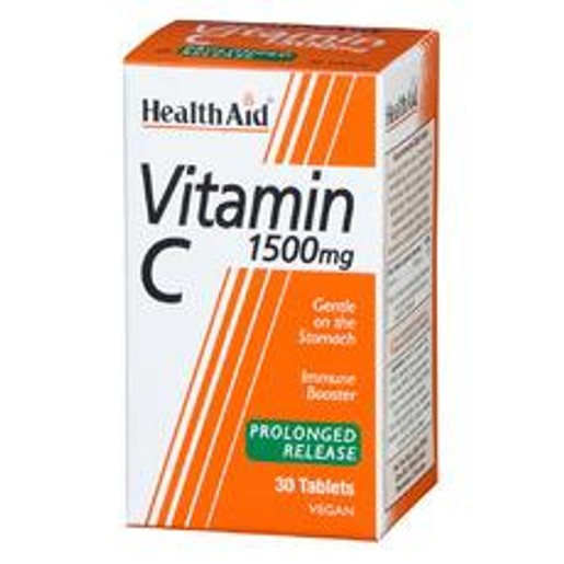 Health Aid Vitamin C 1500mg With Bioflavonoids 30tabs Health Aid Vitamin C 1500mg With Bioflavonoids 30tabs