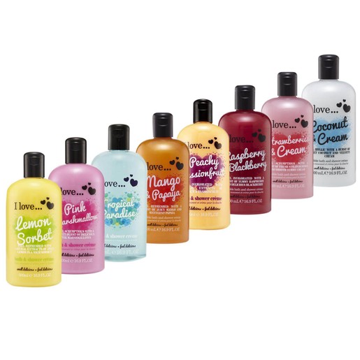 I love... Bath & Shower Creme 500ml I love... Bath & Shower Creme 500ml
