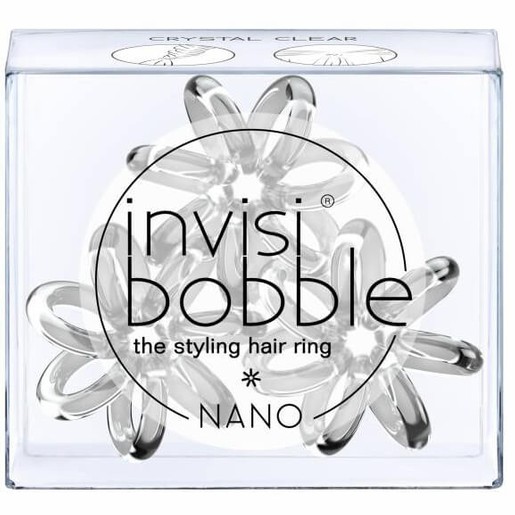 Invisibobble Nano Crystal Clear Λαστιχάκι Μαλλιών 3 Τεμάχια Invisibobble Nano Crystal Clear Λαστιχάκι Μαλλιών 3 Τεμάχια