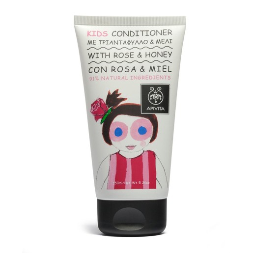 Apivita Kids Conditioner With Rose & Honey 150ml Apivita Kids Conditioner With Rose & Honey 150ml