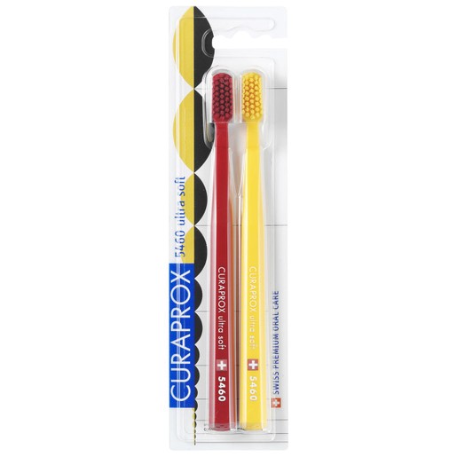 Curaprox Cs 5460 Ultra Soft Οδοντόβουρτσα με Πολύ Απαλές και Ανθεκτικές Ίνες 2 Τεμάχια Curaprox Cs 5460 Ultra Soft Οδοντόβουρτσα με Πολύ Απαλές και Ανθεκτικές Ίνες 2 Τεμάχια