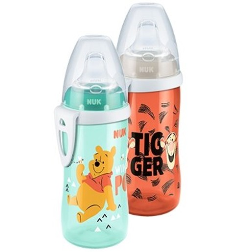 Nuk Active Cup Disney Winnie the Pooh Παγουράκι με Ρύγχος Σιλικόνης 12m+ BPA Free 300ml Nuk Active Cup Disney Winnie the Pooh Παγουράκι με Ρύγχος Σιλικόνης 12m+ BPA Free 300ml