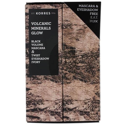 Korres Πακέτο Προσφοράς Volcanic Minerals Glow Mascara 7.5ml & Δώρο Twist Eyeshadow Ivory 1.4gr Korres Πακέτο Προσφοράς Volcanic Minerals Glow Mascara 7.5ml & Δώρο Twist Eyeshadow Ivory 1.4gr