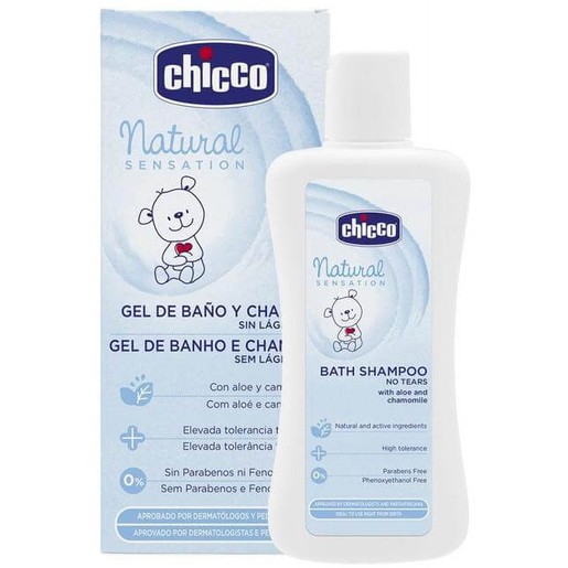 Chicco Natural Sensation Bath Shampoo 200ml Chicco Natural Sensation Bath Shampoo 200ml