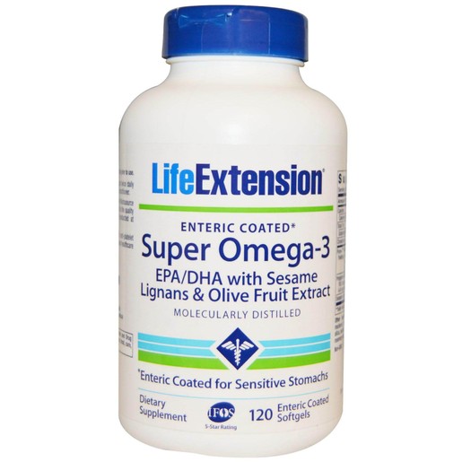 Life Extension Super Omega-3 EPA/DHA With Sesame Lignans & Olive Fruit Extract 120softgels Life Extension Super Omega-3 EPA/DHA With Sesame Lignans & Olive Fruit Extract 120softgels