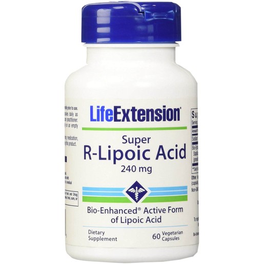 LIfe Extension Super R-Lipoic Acid 240mg Συμπλήρωμα Διατροφής, Προστατεύει από το Οξειδωτικό Στρες 60veg.Caps LIfe Extension Super R-Lipoic Acid 240mg Συμπλήρωμα Διατροφής, Προστατεύει από το Οξειδωτικό Στρες 60veg.Caps