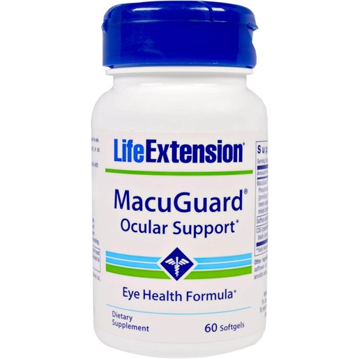 Life Extension MacuGuard Ocular Support Συμπλήρωμα Διατροφής που Συμβάλλει στην Υγεία των Ματιών 60softgels Life Extension MacuGuard Ocular Support Συμπλήρωμα Διατροφής που Συμβάλλει στην Υγεία των Ματιών 60softgels
