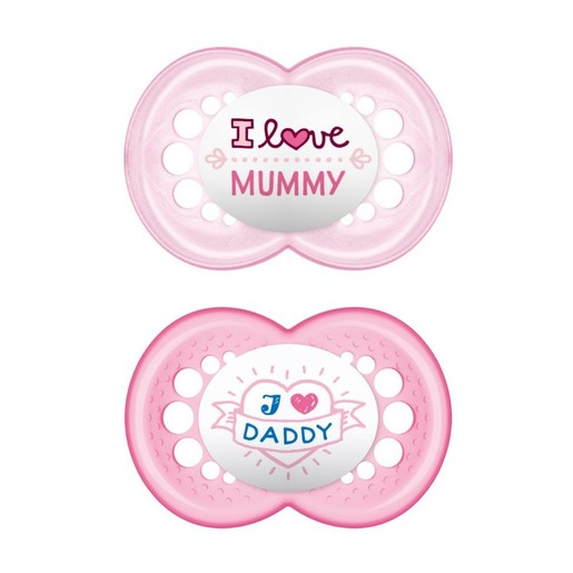 Mam I Love Mummy & Daddy Ορθοδοντική Πιπίλα Σιλικόνης Κωδ 170S από 6 Έως 16 Μηνών 2 Τεμάχια Mam I Love Mummy & Daddy Ορθοδοντική Πιπίλα Σιλικόνης Κωδ 170S από 6 Έως 16 Μηνών 2 Τεμάχια