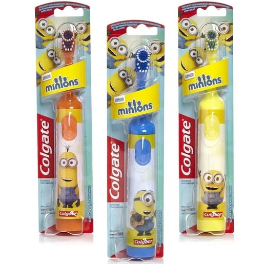 Colgate Minions Desing-It Battery Kids Extra Soft Παιδική Ηλεκτρική Οδοντόβουρτα Πολύ Μαλακή 1 Τεμάχιο Colgate Minions Desing-It Battery Kids Extra Soft Παιδική Ηλεκτρική Οδοντόβουρτα Πολύ Μαλακή 1 Τεμάχιο