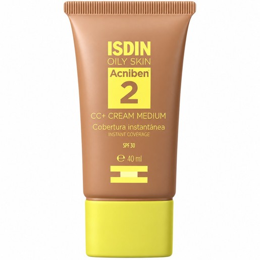 Isdin Acniben 2 Spf30 CC+ Cream 40ml - Medium
