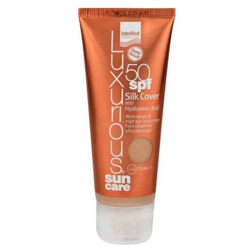 Luxurious Sun Care Silk Cover with Hyaluronic Acid Spf50, 75ml Luxurious Sun Care Silk Cover with Hyaluronic Acid Spf50, 75ml