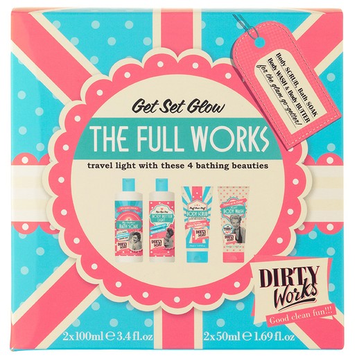 Dirty Works The Full Works Get Set Glow Travel Set Dirty Works The Full Works Get Set Glow Travel Set