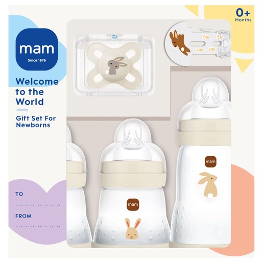 Mam Promo Welcome to the World Newborn Gift Set 0m+, 1 Τεμάχιο - Κρεμ 2