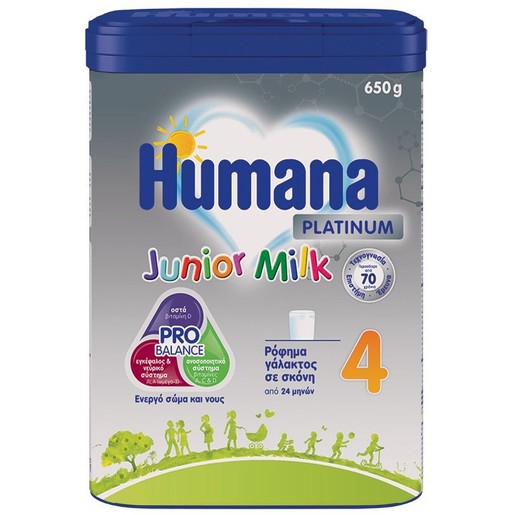 Humana Platinum Junior Milk 4, 24m+, 650g