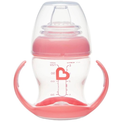 Munchkin Gentle Transition Cup 4m+, 118ml - Clear Pink